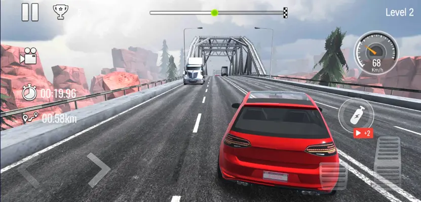 Traffic Driving Car Simulator android App screenshot 2