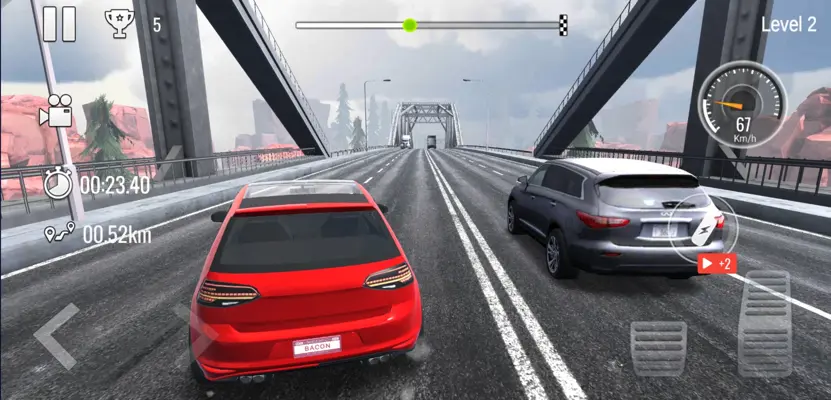 Traffic Driving Car Simulator android App screenshot 3