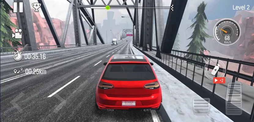 Traffic Driving Car Simulator android App screenshot 6